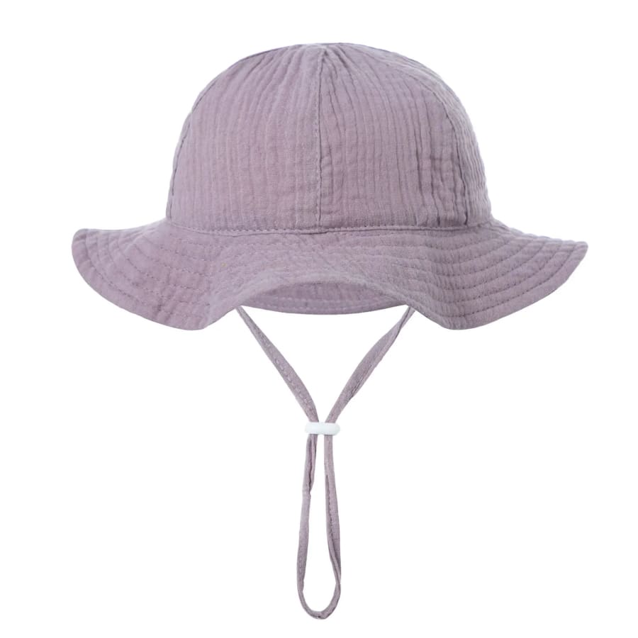 Muslin Bucket Sun Hat - Lilac