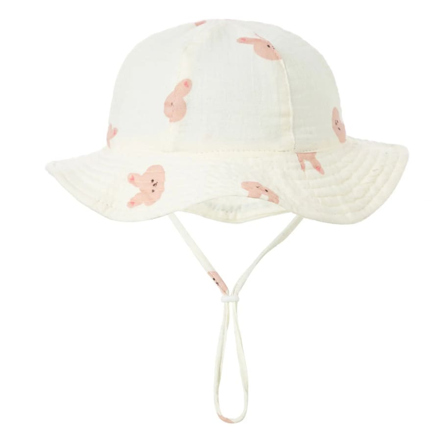 Muslin Bucket Sun Hat - Panda