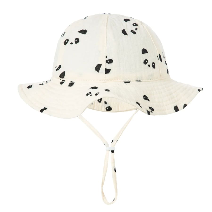 Muslin Bucket Sun Hat - Panda