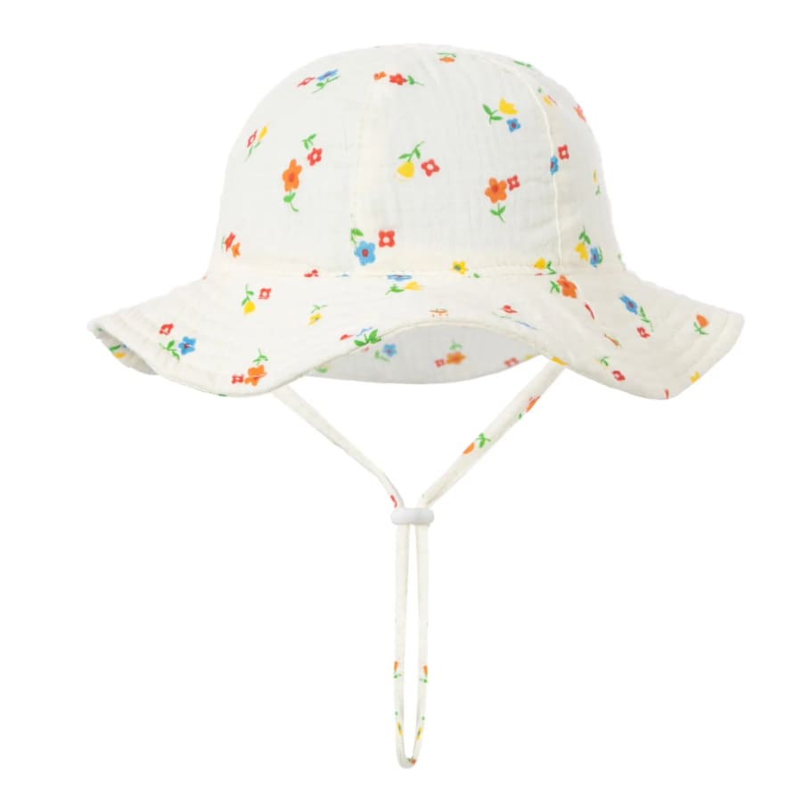 Muslin Bucket Sun Hat - Springtime