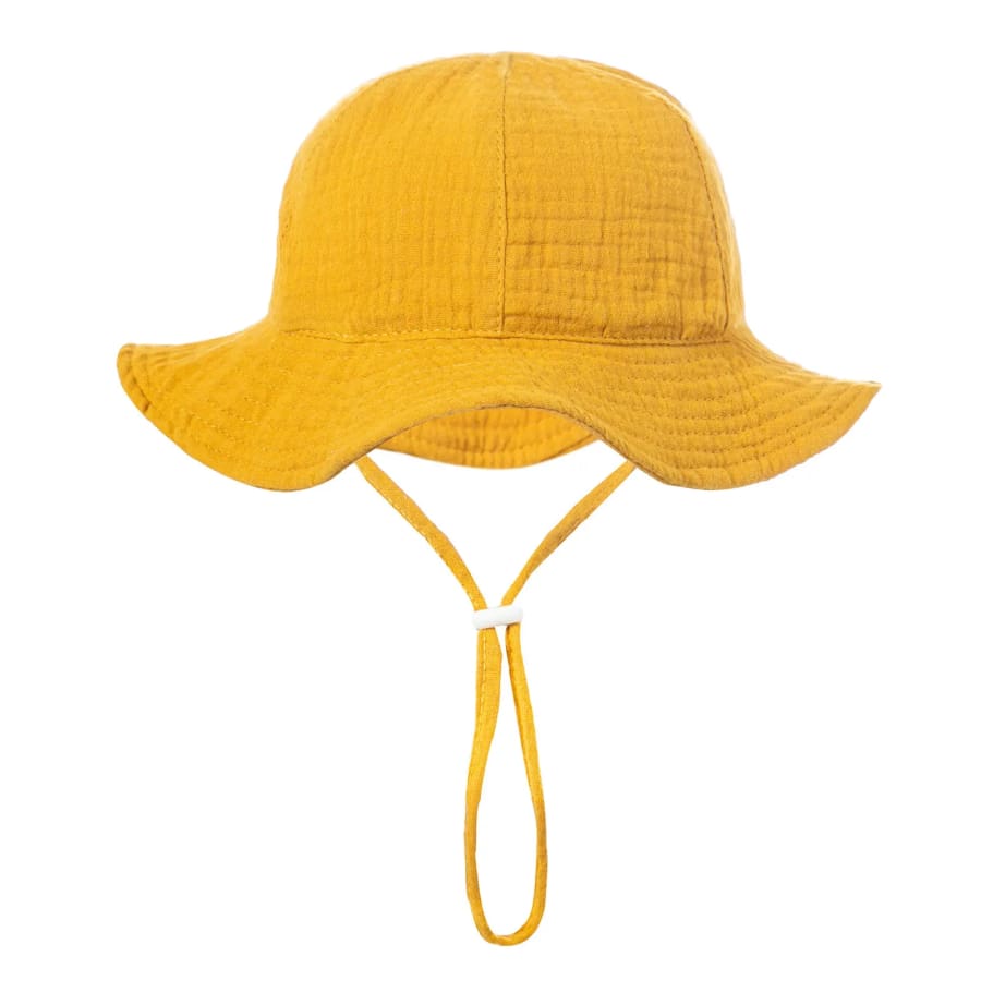 Muslin Bucket Sun Hat - Sunshine