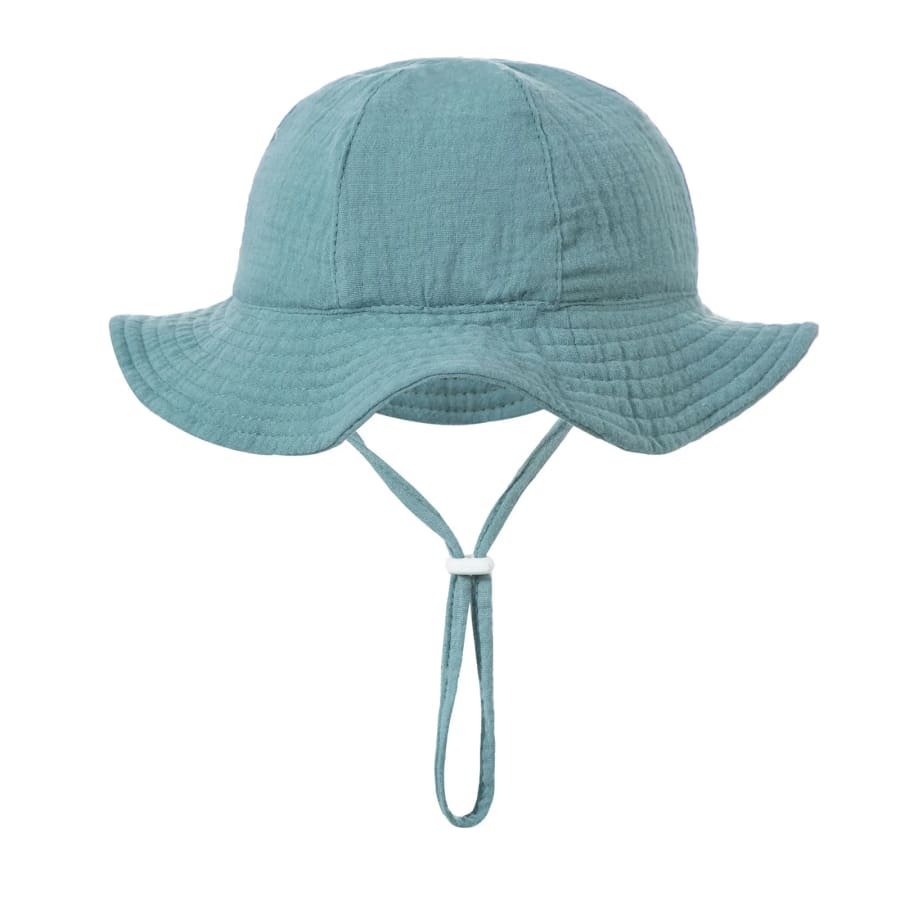 Muslin Bucket Sun Hat - Teal