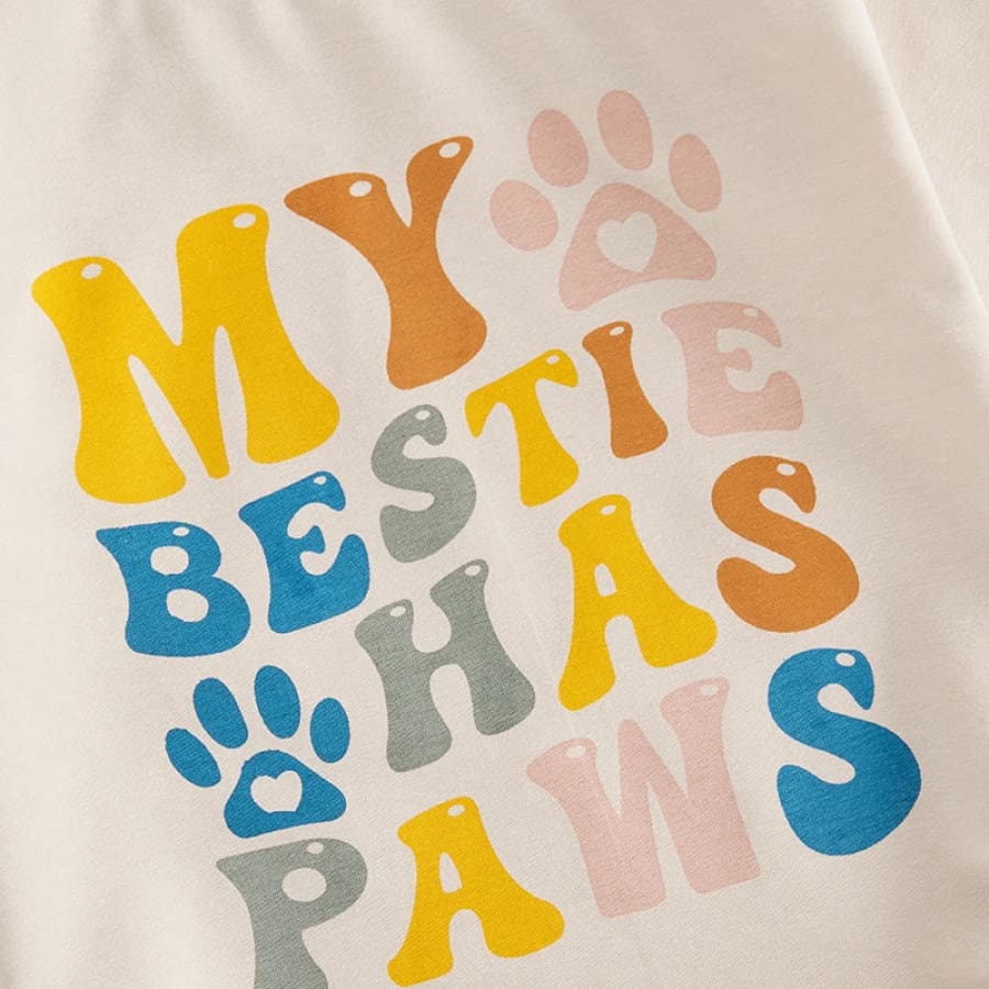 My Bestie Has Paws Romper