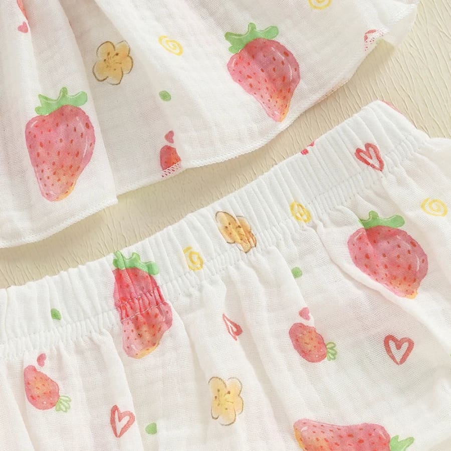 Nessa Babydoll Summer Set - Berries