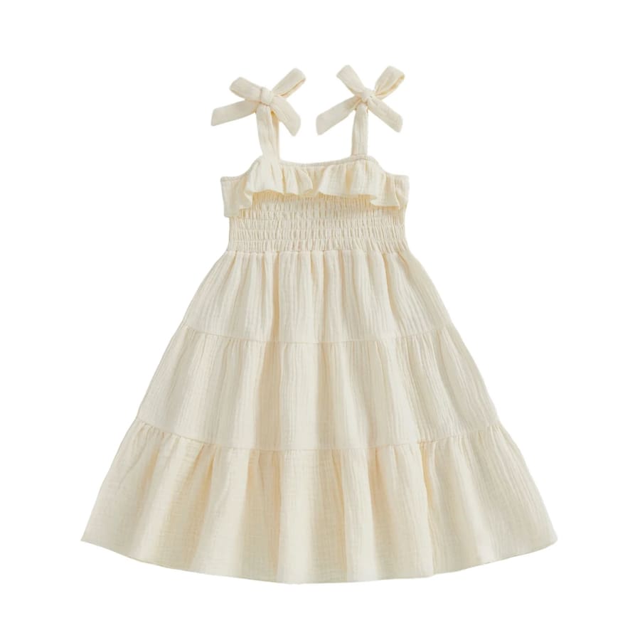 Nessa Tiered Summer Dress - Lemonade - 1-2 Years