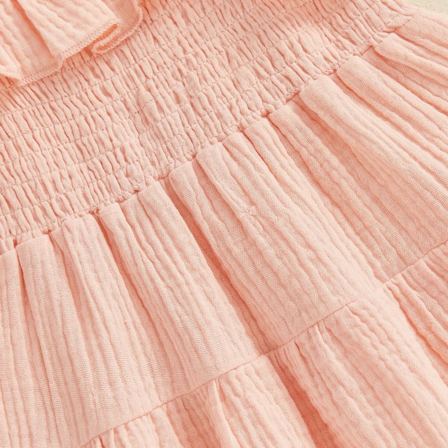 Nessa Tiered Summer Dress - Snow