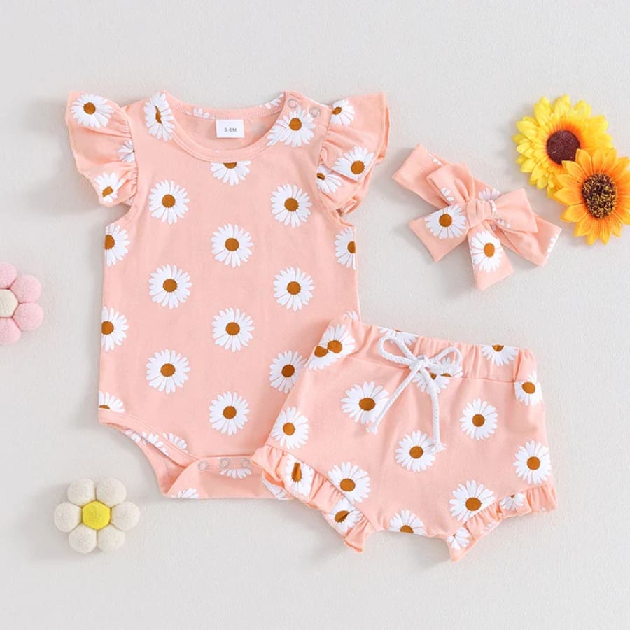 Nigella Daisy Shortie Set