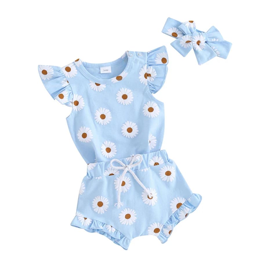 Nigella Daisy Shortie Set