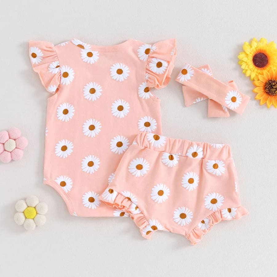 Nigella Daisy Shortie Set - PURPLE / 12-18 Months