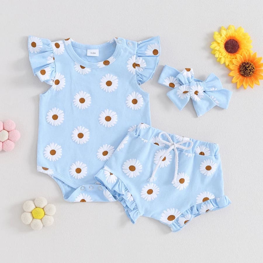 Nigella Daisy Shortie Set