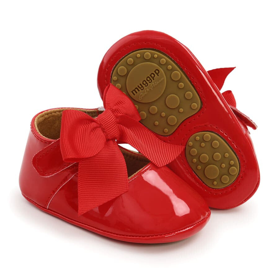Nikki Soft Sole Princess Bow Shoes - Shoes shoes
