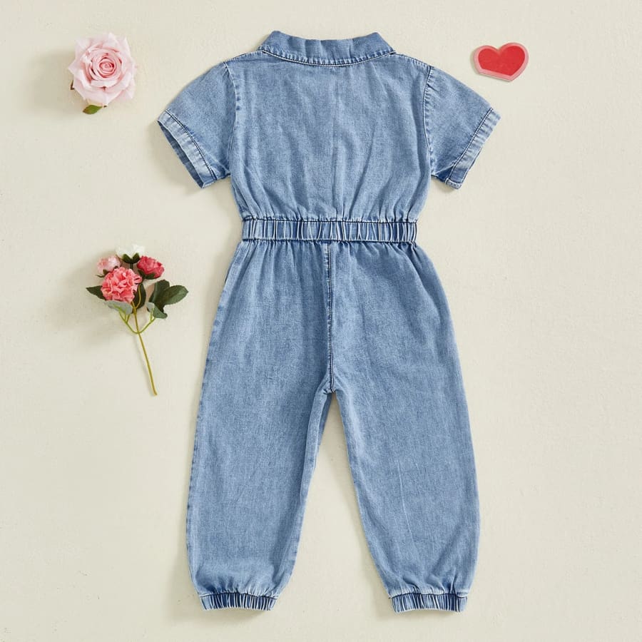 Noel Long Pant Denim Jumpsuit