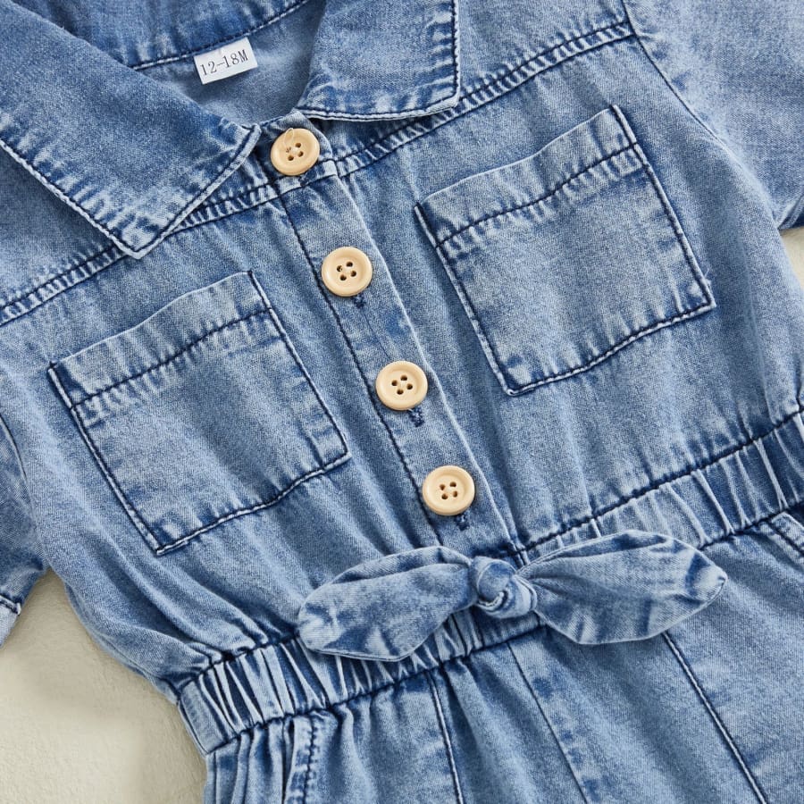 Noel Long Pant Denim Jumpsuit