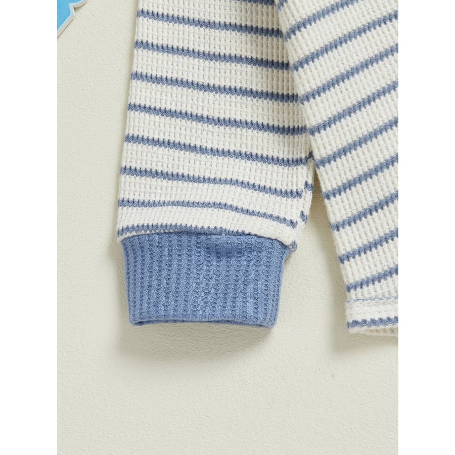 Oliver Striped Pocket Bodysuit Seafoam