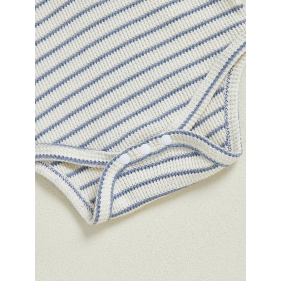 Oliver Striped Pocket Bodysuit Seafoam