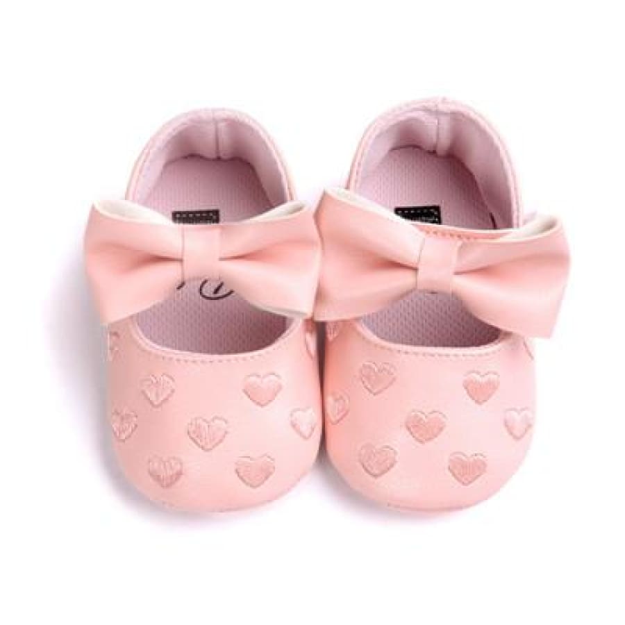 Penny Bow Pre Walkers - Pink / 0-6 Months - Shoes Shoes