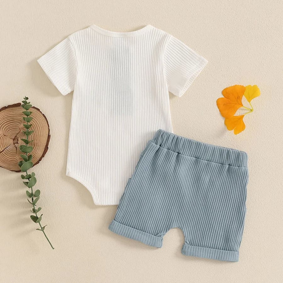 Peter Pocket Shortie Set - Blue