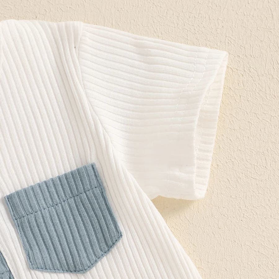 Peter Pocket Shortie Set - Blue