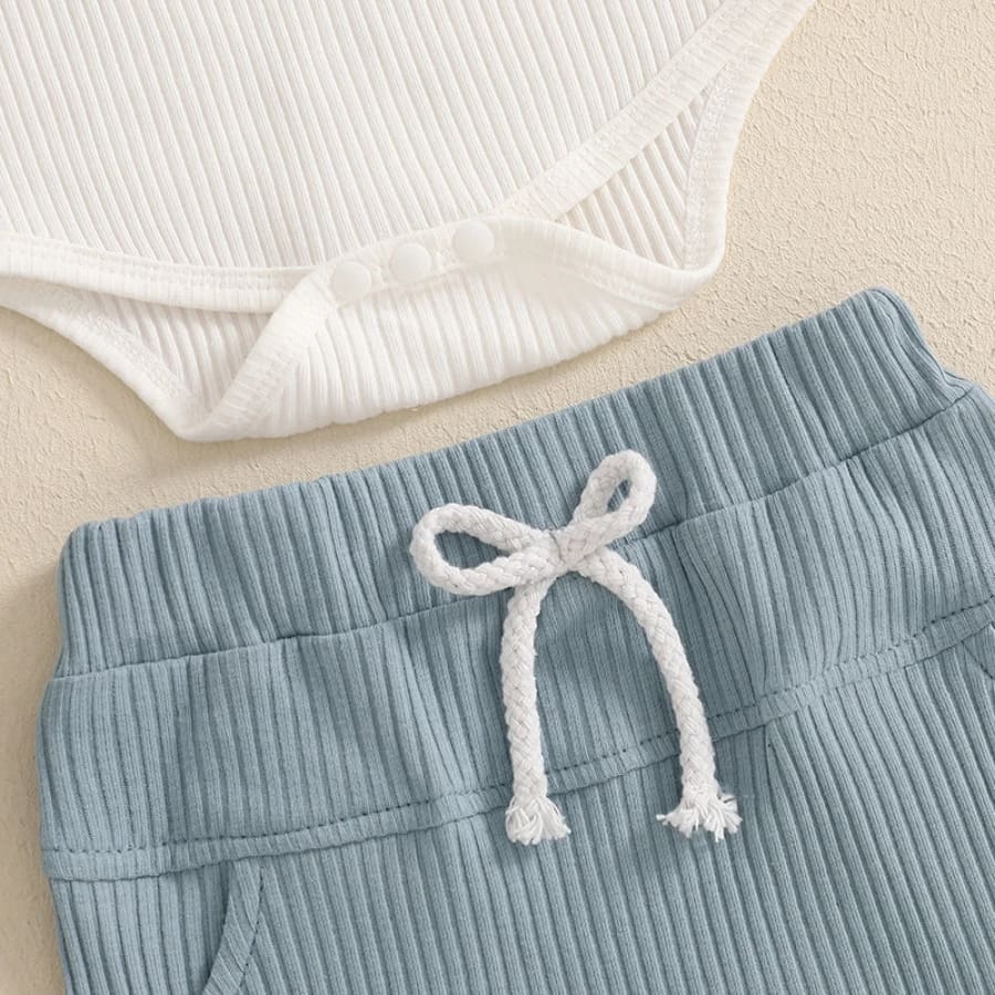 Peter Pocket Shortie Set - Blue