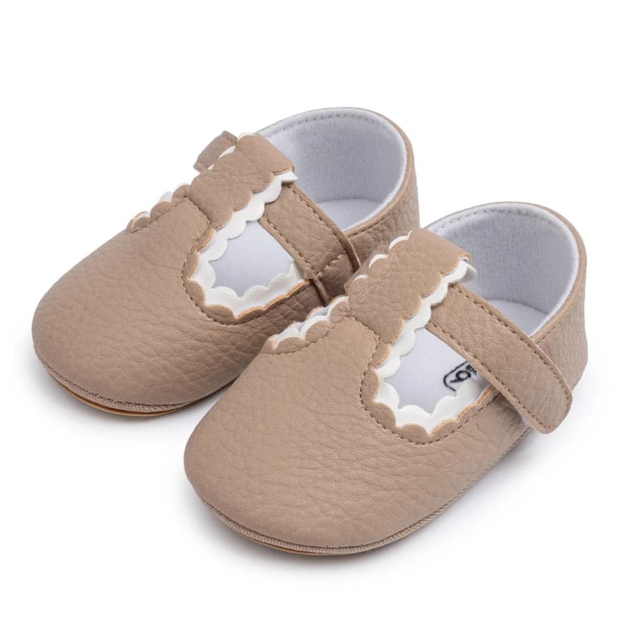 Petra Pre Walker Flats - Putty - 0-6 Months