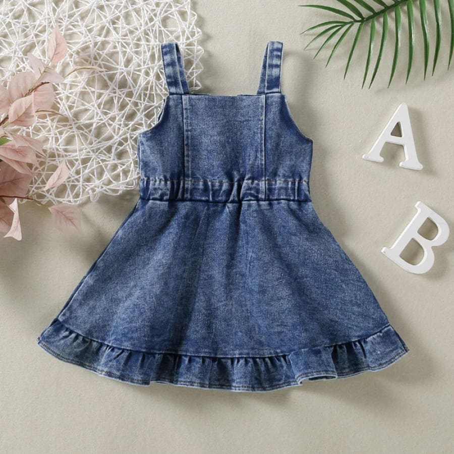 Polly Denim Dress - 6-12 Months