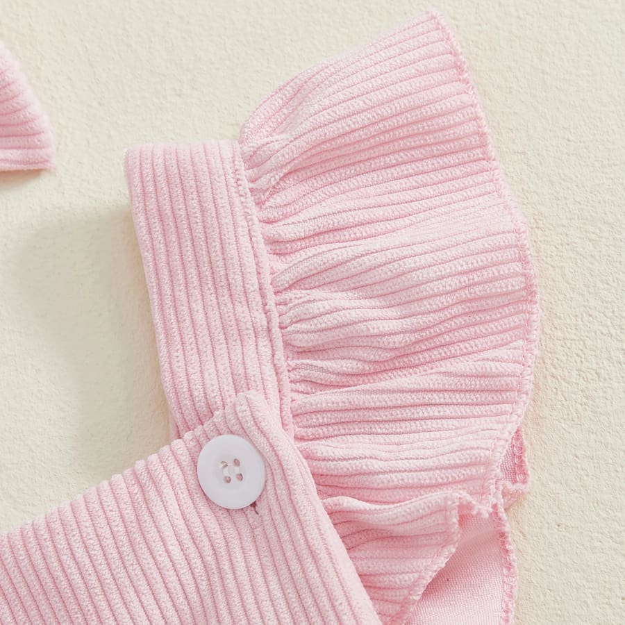 Polly Flutter Romper - Natural