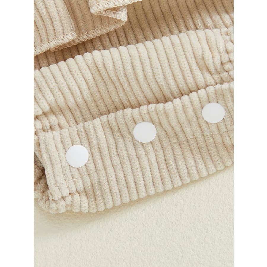 Polly Flutter Romper - Natural - 0-3 Months