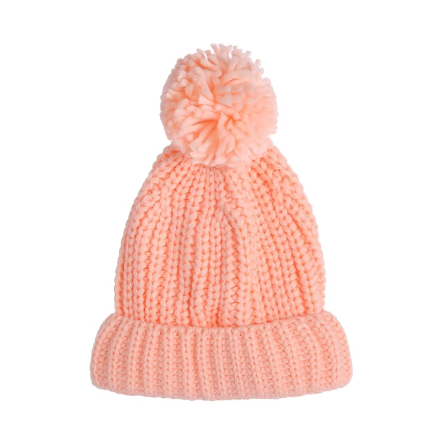 Pom Pom Beanie - Blush