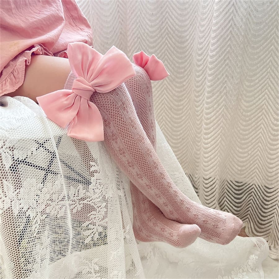 Poppy Girls Knee-Length Sock - Snow