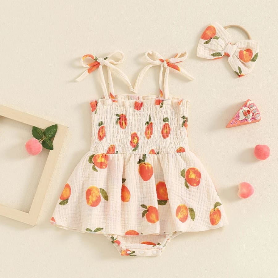 Posy Peaches Tutu Romper