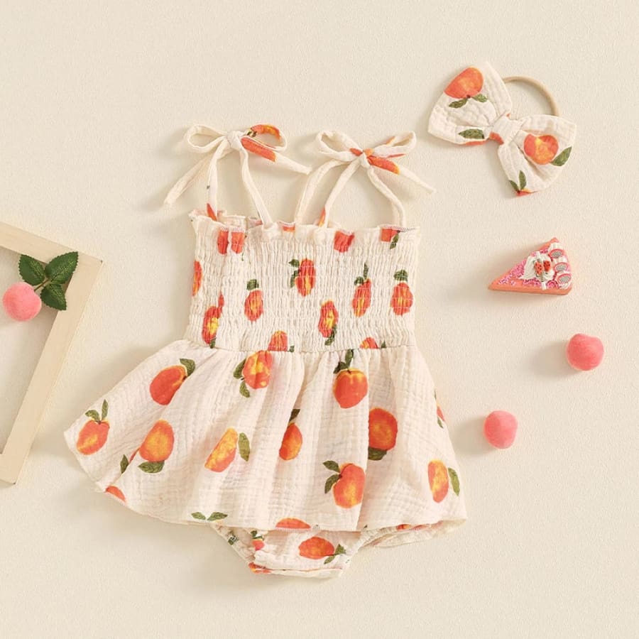 Posy Peaches Tutu Romper