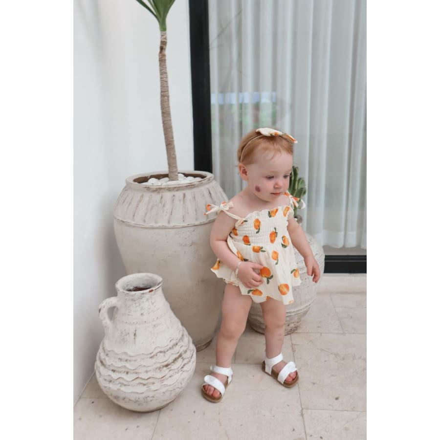 Posy Peaches Tutu Romper