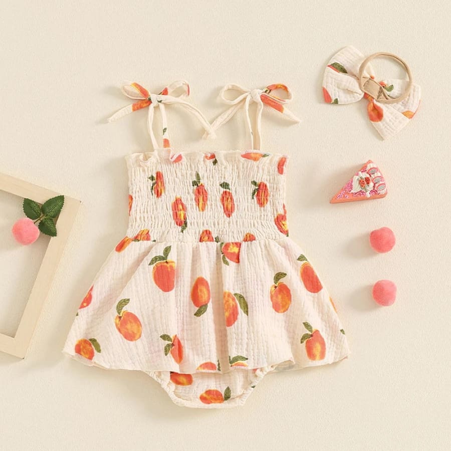 Posy Peaches Tutu Romper