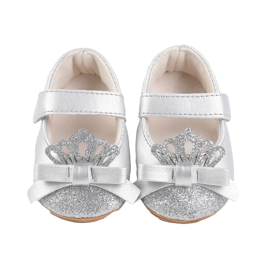 Princess Ballet Flats - Silver - 0-6 Months