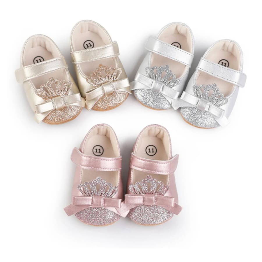 Princess Ballet Flats - Silver