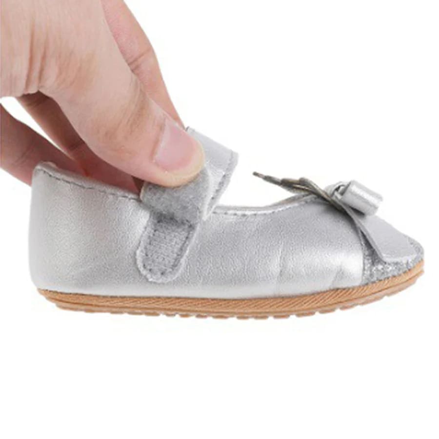 Princess Ballet Flats - Silver