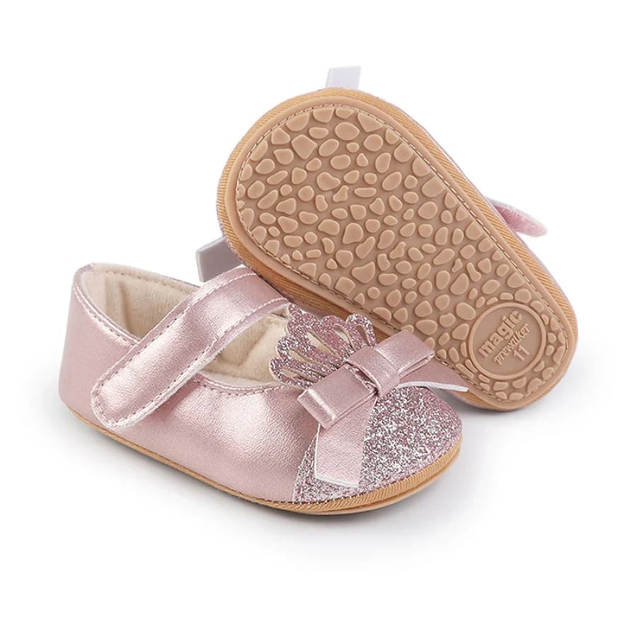 Princess Ballet Flats - Silver