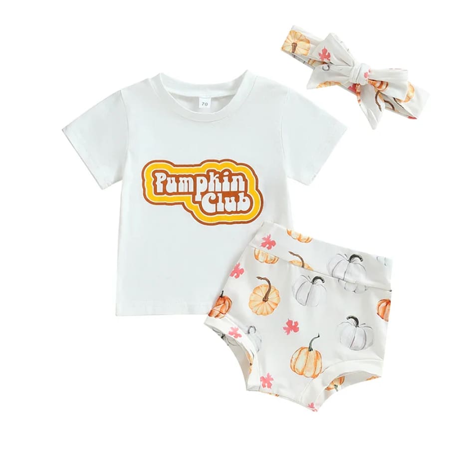 Pumpkin Club T’Shirt & Bloomer Set 6 Months