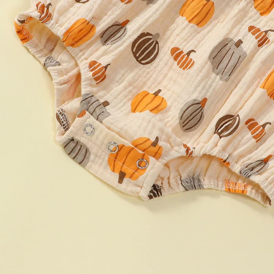 Pumpkin Patch Flutter Romper
