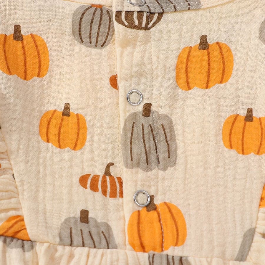 Pumpkin Patch Flutter Romper