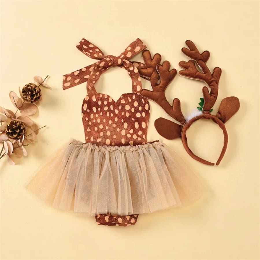 Reindeer Christmas Romper