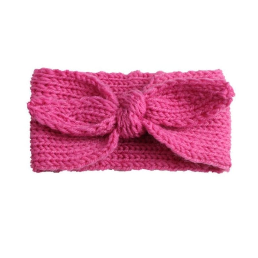 Remy Knit Top Knot Headband - Candy
