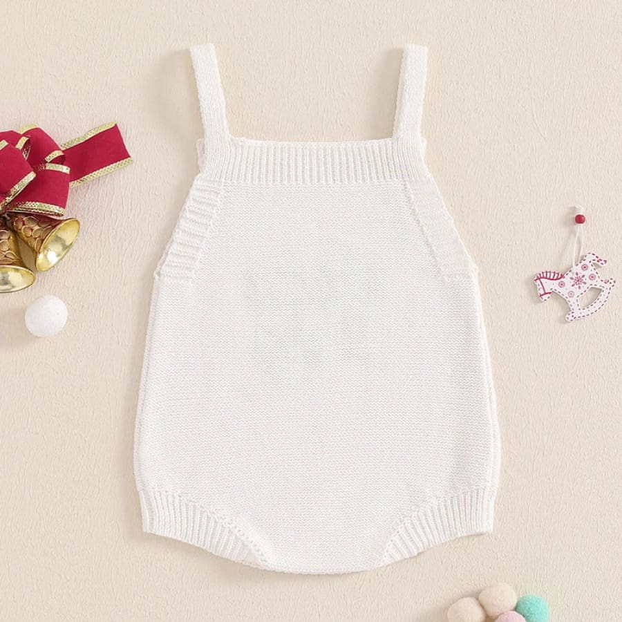 Santa Baby Knit Romper