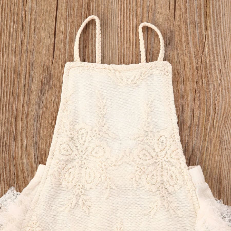 Simona Lace Flutter Romper