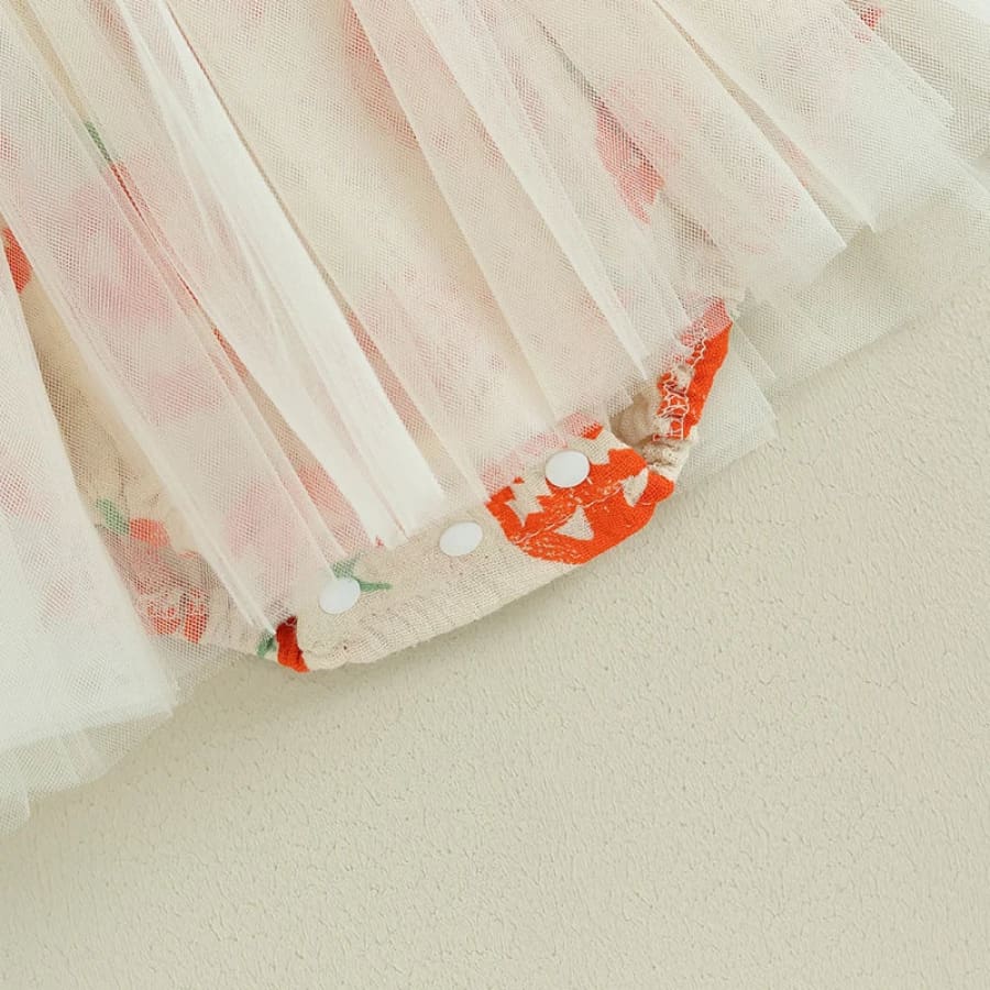 Spooky Pumpkin Tutu Romper