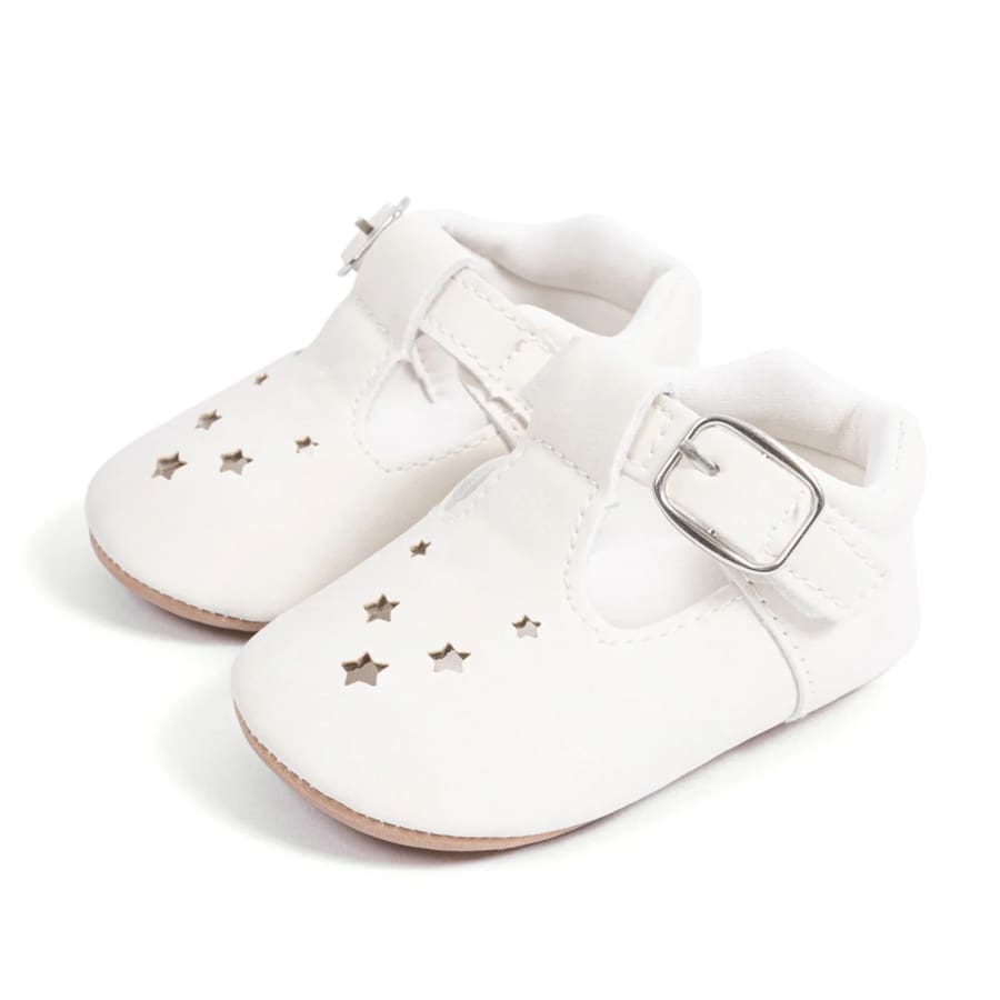 Starry Pre Walker Shoe - Snow - 0-6 Months