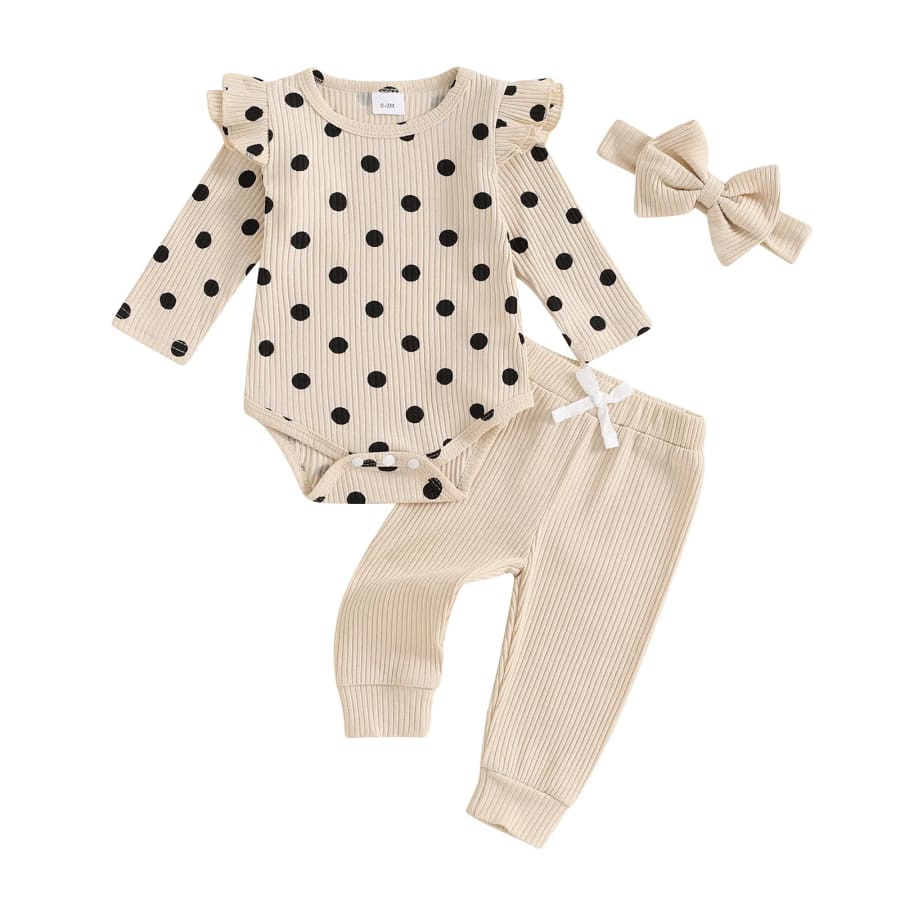 Stella Spots Flutter Long Sleeve Trackie Set - Pink