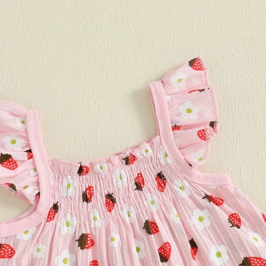 Stella Strawberry Babydoll Set - 0-3 Months