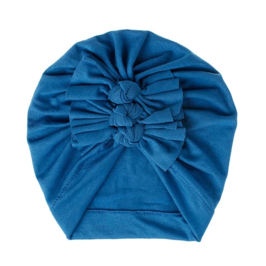 Stretch Bow Beanie - Blueberry - Headband headband