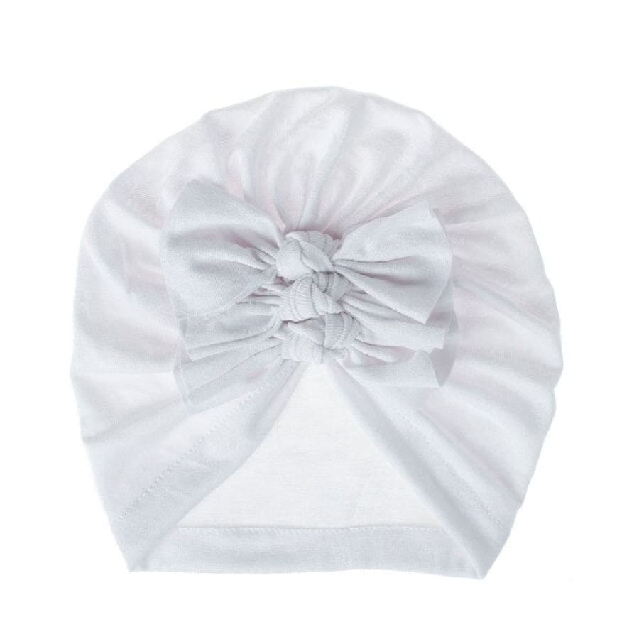 Stretch Bow Beanie - Snow - Headband headband